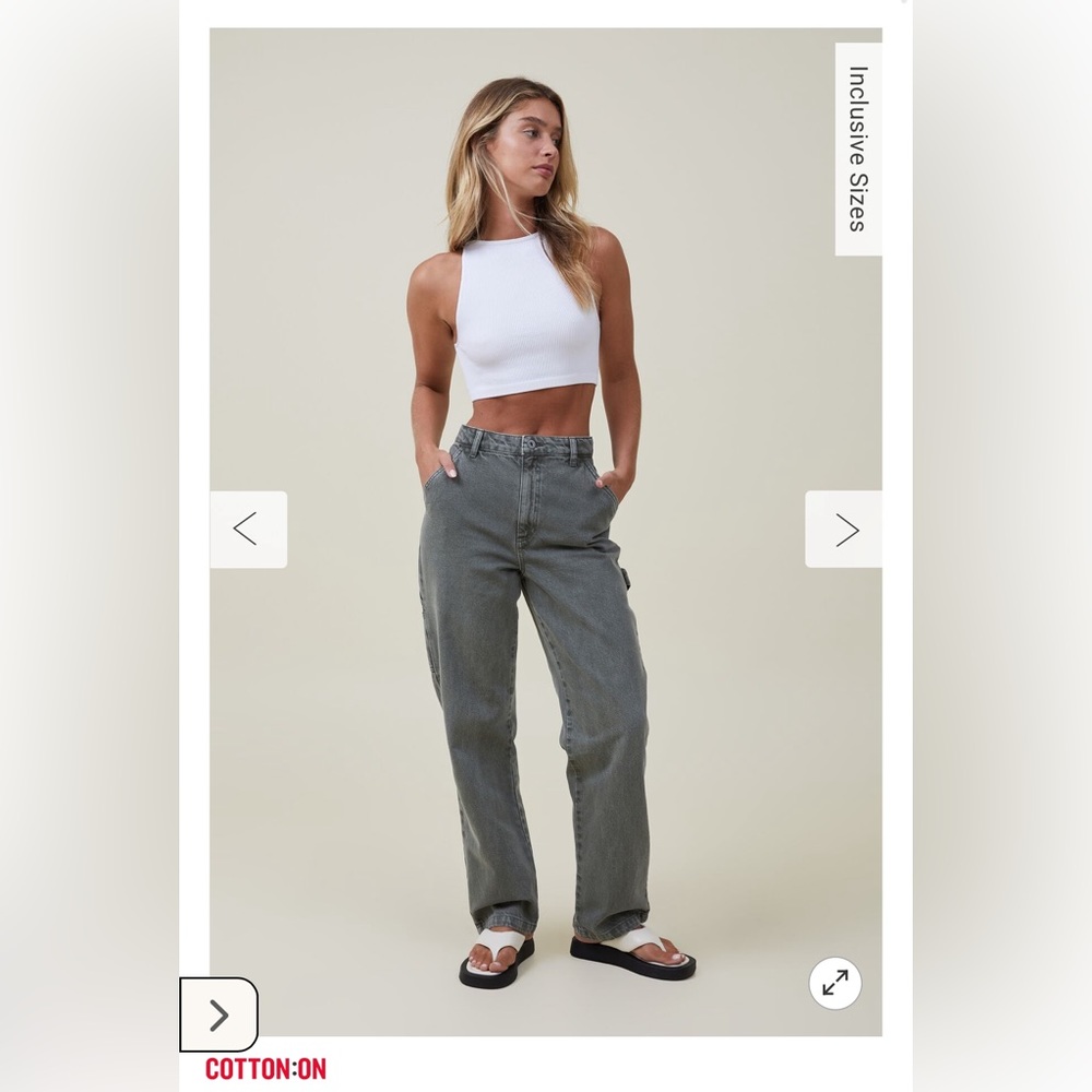 Cotton On-Carpenter Jean (Smokey Green)